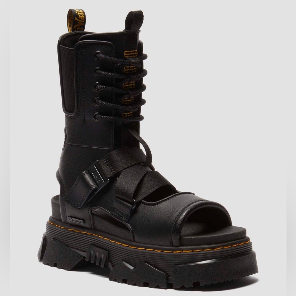 Dr.Martens MATTISON Leather Gladiator Sandals - Picture 3 of 11